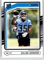 2024 Donruss Base Set #399 Dillon Johnson