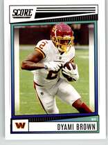 2022 Score Base Set #252 Dyami Brown