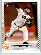 2022 Topps Gold Star (Walmart Factory Set) #413 Kervin Castro