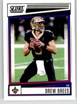 2022 Score Base Set #61 Drew Brees