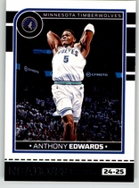 2024 Panini NBA Hoops #181 Anthony Edwards
