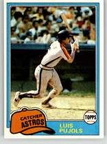 1981 Topps Base Set #313 Luis Pujols