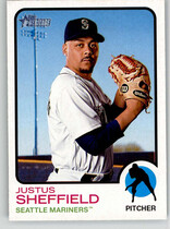 2022 Topps Heritage High Number #556 Justus Sheffield