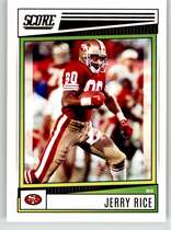 2022 Score Base Set #170 Jerry Rice
