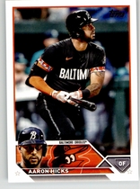2023 Topps Update #US299 Aaron Hicks