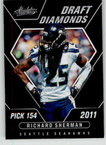 2022 Panini Absolute Draft Diamonds #DD-12 Richard Sherman