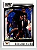 2022 Score Base Set #360 Phidarian Mathis