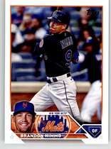 2023 Topps Base Set Series 2 #614 Brandon Nimmo