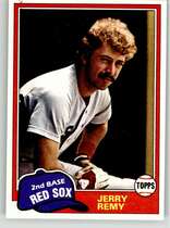 1981 Topps Base Set #549 Jerry Remy