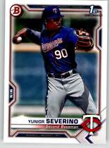 2021 Bowman Prospects #BP-140 Yunior Severino