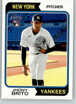 2023 Topps Heritage High Number #557 Jhony Brito