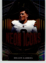 2025 Panini Select Neon Icons #6 Dillon Gabriel