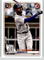2020 Bowman Base Set #16 Travis Demeritte
