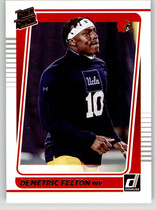 2021 Donruss Rated Rookie Portrait #293 Demetric Felton