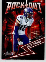 2023 Panini Absolute Rock Out #2 Justin Jefferson
