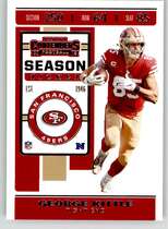 2019 Panini Contenders #89 George Kittle