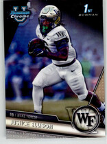 2023 Bowman Chrome University #147 Justice Ellison