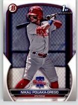 2023 Bowman Prospects #BP-89 Nikau Pouaka-Grego