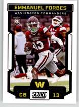 2023 Score Base Set #387 Emmanuel Forbes