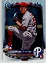 2025 Bowman Chrome Draft Refractor #BDC-106 Matthew Fisher