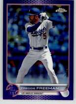 2022 Topps Chrome Update Purple Refractor #USC54 Freddie Freeman