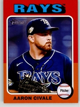 2024 Topps Heritage #80 Aaron Civale