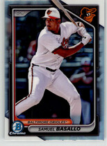 2024 Bowman Chrome Draft Refractor #BDC-128 Samuel Basallo