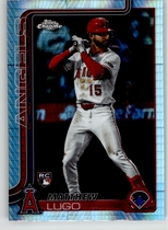 2025 Topps Chrome Update Prism Refractor #USC166 Matthew Lugo
