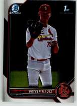 2022 Bowman Chrome Draft #BDC-124 Brycen Mautz