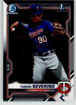2021 Bowman Chrome Prospects #BCP-140 Yunior Severino