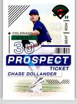 2024 Panini Prospect Edition Prospect Ticket #24 Chase Dollander