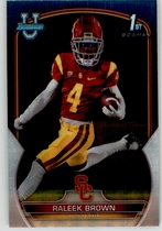 2022 Bowman Chrome University #83 Raleek Brown