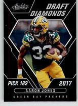 2022 Panini Absolute Draft Diamonds #DD-14 Aaron Jones