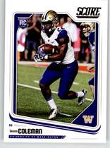 2018 Score Base Set #434 Lavon Coleman