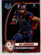 2024 Bowman Chrome University #136 Nic Anderson
