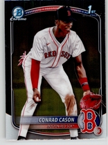 2025 Bowman Chrome Prospects #BCP-130 Conrad Cason
