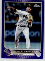 2022 Topps Chrome Update Purple Refractor #USC162 Sergio Alcantara