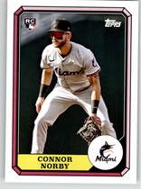 2025 Topps Archives 1987 Topps Boardwalk and Baseball #87BB-9 Connor Norby