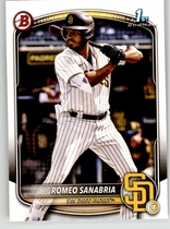 2025 Bowman Prospects #BP-3 Romeo Sanabria