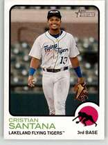 2022 Topps Heritage Minor League #98 Cristian Santana