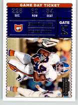 2022 Panini Contenders Game Day Ticket #12 Shannon Sharpe