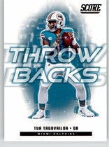 2025 Score Throwbacks #22 Tua Tagovailoa