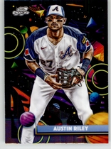 2025 Topps Chrome Cosmic #87 Austin Riley