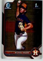 2022 Bowman Chrome Draft #BDC-120 Michael Knorr