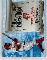 2024 Topps Holiday Making the Nice List #MNL-22 Kyle Schwarber
