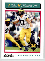 2022 Score 1992 Throwback Rookie #TB-6 Aidan Hutchinson