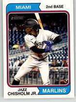 2023 Topps Heritage #14 Jazz Chisholm Jr.