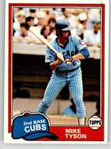 1981 Topps Base Set #294 Mike Tyson