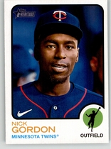2022 Topps Heritage High Number #599 Nick Gordon