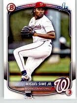 2025 Bowman Draft #BD-181 Miguel Sime Jr.
